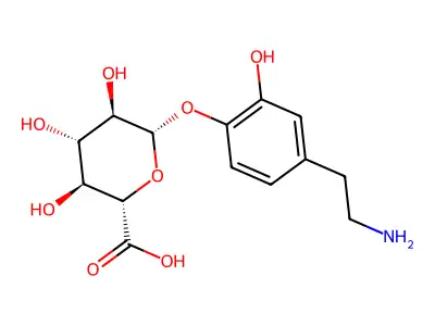 Dopamine glucuronide structure