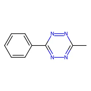 3-Methyl-6-phenyl-1,2,4,5-tetrazine structure