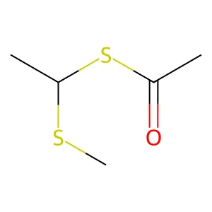 Ethanethioic acid, S-[1-(methylthio)ethyl] ester structure