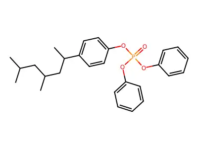 壬基苯基二苯基磷酸酯 structure