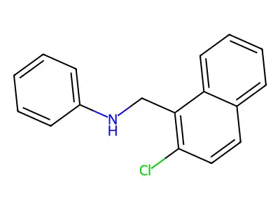 1-Naphthalenemethanamide, 2-chloro-N-phenyl- structure