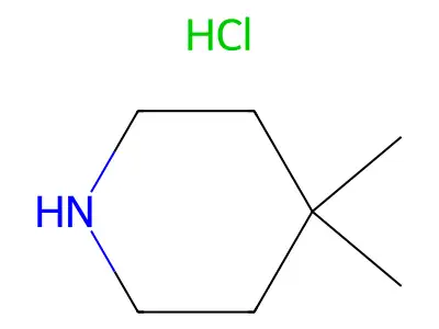 4,4-Dimethylpiperidin-1-ium chloride structure