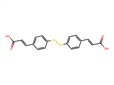 4,4'-Dithiobiscinnamic Acid structure