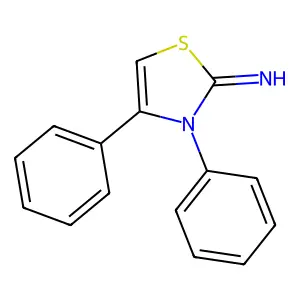 2(3H)-Thiazolimine, 3,4-diphenyl- structure