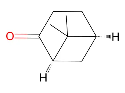 Bicyclo(3.1.1)heptan-2-one, 6,6-dimethyl-, (1S,5R)- structure