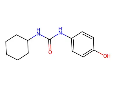1-Cyclohexyl-3-(4-hydroxyphenyl)urea structure