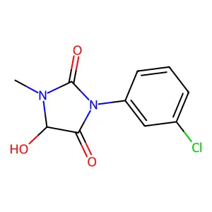 3-(3-Chlorophenyl)-5-hydroxy-1-methylimidazolidine-2,4-dione structure