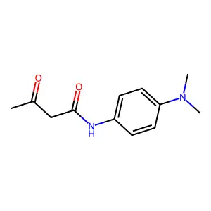 N-[4-(Dimethylamino)phenyl]-3-oxobutanamide structure