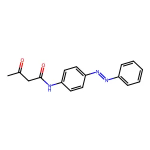 4-Acetoacetamidoazobenzene structure
