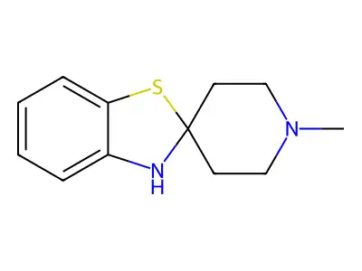 1'-Methylspiro[benzothiazole-2(3H),4'-piperidine] structure