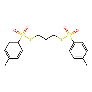 Trimethylene di(thiotosylate) structure