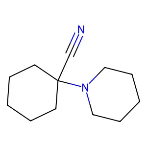 1-Piperidinocyclohexanecarbonitrile structure