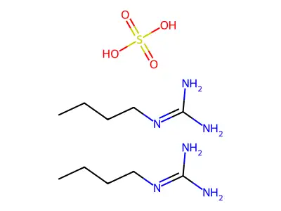 Butylguanidine sulfate structure