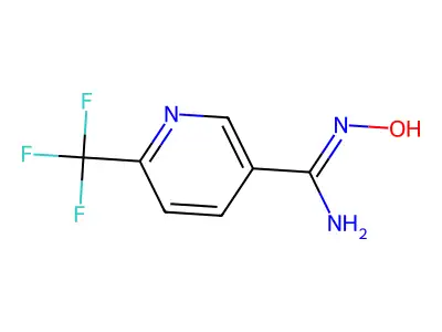 6-Trifluoromethyl-pyridine-3-amidoxime structure