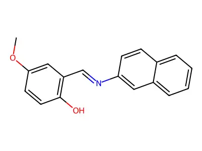 4-Methoxy-2-{[(naphthalen-2-yl)imino]methyl}phenol structure