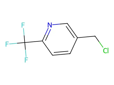 5-(Chloromethyl)-2-(trifluoromethyl)pyridine structure