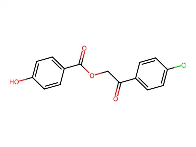 2-(4-Chlorophenyl)-2-oxoethyl 4-hydroxybenzoate structure