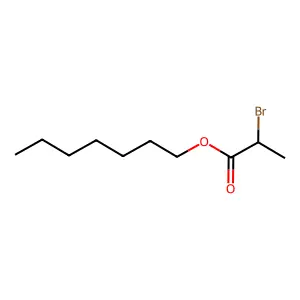 Heptyl 2-bromopropanoate structure