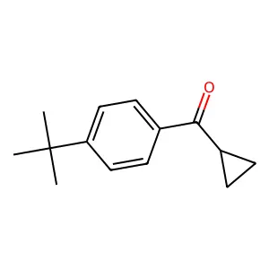 4-tert-Butylphenyl cyclopropyl ketone structure