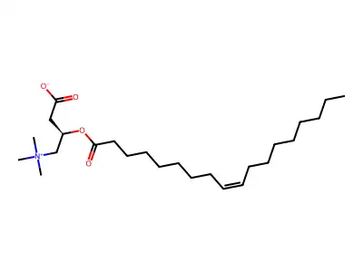 3-Octadec-9-enoyloxy-4-(trimethylazaniumyl)butanoate structure