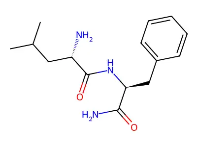 2-amino-N-(1-amino-1-oxo-3-phenylpropan-2-yl)-4-methylpentanamide structure