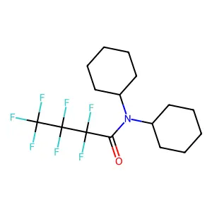 N,N-Dicyclohexyl-2,2,3,3,4,4,4-heptafluorobutanamide structure