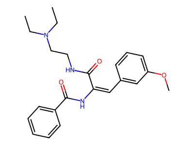 N-[(E)-3-[2-(diethylamino)ethylamino]-1-(3-methoxyphenyl)-3- structure