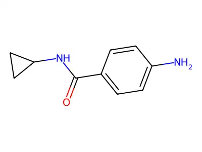 4-氨基-N-环丙基苯甲酰胺 structure