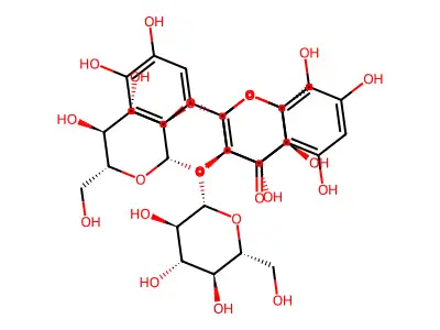 Quercetin 3-sophorotrioside structure