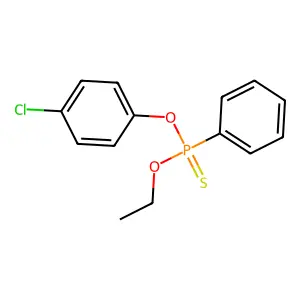 O-(4-Chlorophenyl) O-ethyl phenylphosphonothioate structure