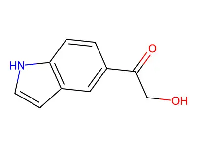 羟甲基5-吲哚基酮 structure