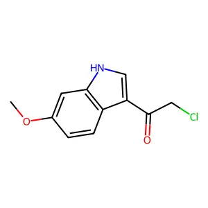 2-Chloro-1-(6-methoxy-1H-indol-3-yl)ethanone structure