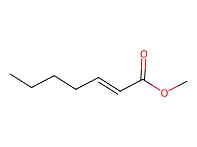 Methyl hept-2-enoate structure