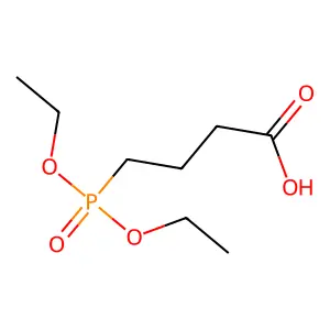 4-(Diethoxyphosphoryl)butanoic acid structure