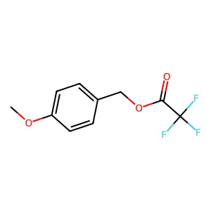 Acetic acid, trifluoro-, (4-methoxyphenyl)methyl ester structure