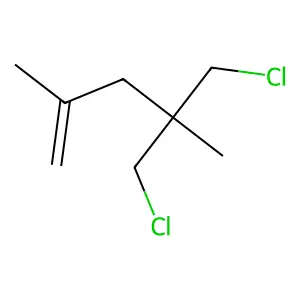 5-Chloro-4-(chloromethyl)-2,4-dimethyl-1-pentene structure