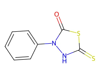 3-Phenyl-5-sulfanylidene-1,3,4-thiadiazolidin-2-one structure