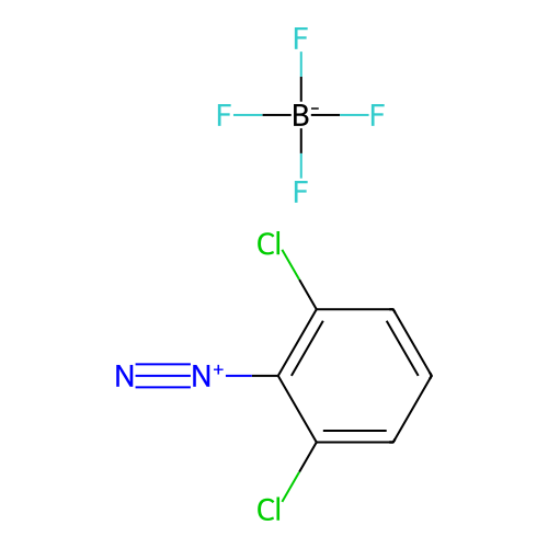 2,6-Dichlorobenzenediazonium tetrafluoroborate structure