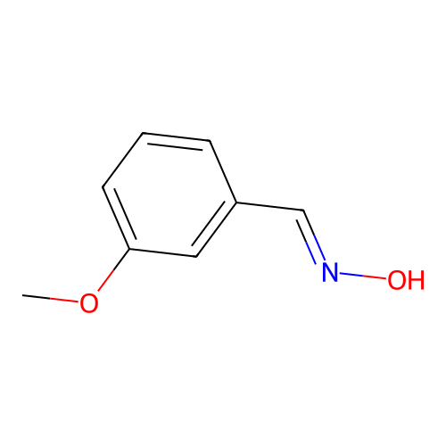 3-Methoxy-benzaldehyde oxime structure