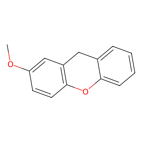 2-methoxy-9H-xanthene structure