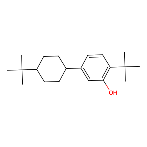 2-Tert-butyl-5-(4-tert-butylcyclohexyl)phenol structure