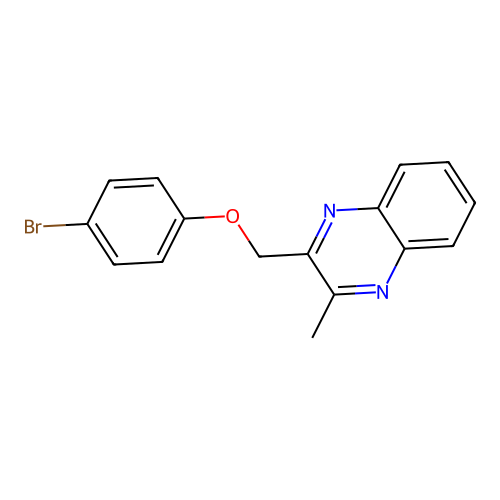 4-Bromo-1-[(3-methylquinoxalin-2-yl)methoxy]benzene structure