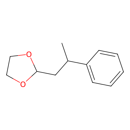 2-(2-Phenylpropyl)-1,3-dioxolane structure