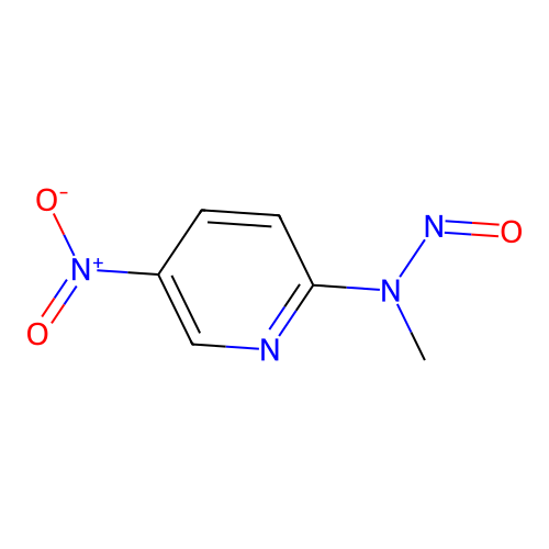 2-(1-Methyl-2-oxohydrazino)-5-nitropyridine structure