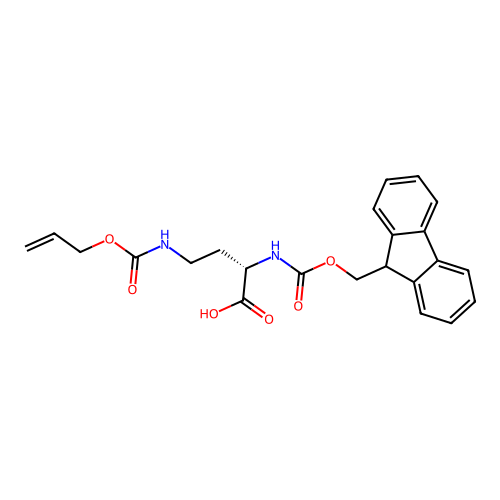 Fmoc-Dab(Alloc)-OH structure
