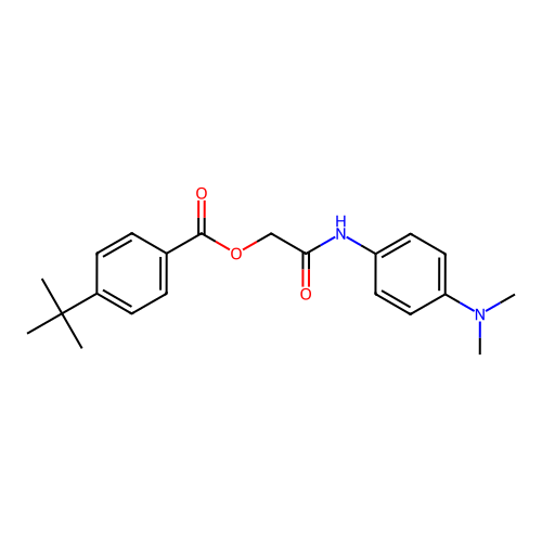 [2-[4-(Dimethylamino)anilino]-2-oxoethyl] 4-tert-butylbenzoate structure