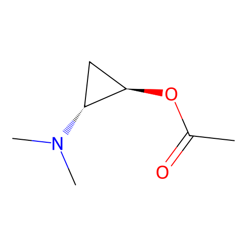 (1R,2R)-2-(Dimethylamino)cyclopropyl acetate structure