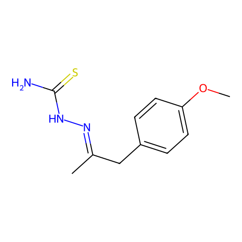 [1-(4-Methoxyphenyl)propan-2-ylideneamino]thiourea structure