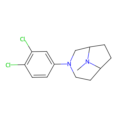 3-(3,4-Dichlorophenyl)-9-methyl-3,9-diazabicyclo[4.2.1]nonane structure