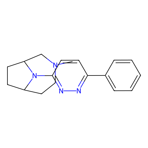 3-Methyl-9-(6-phenylpyridazin-3-yl)-3,9-diazabicyclo[4.2.1]nonane structure